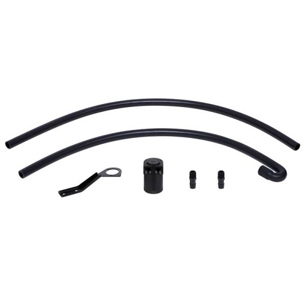 Mishimoto - Mishimoto 07-10 BMW N54 Baffled Oil Catch Can Kit - Black (CCV Side) - MMBCC-N54-06CBE2