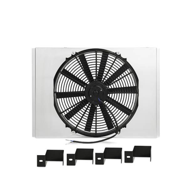 Mishimoto - Mishimoto 63-66 Chevrolet/GM C/K Truck Performance Aluminum Fan Shroud w/Fan Controller - MMFS-CK-63K