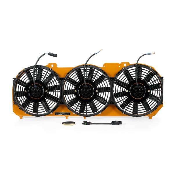 Mishimoto - Mishimoto 89-01 Jeep Cherokee XJ 4.0L Performance Aluminum Fan Shroud w/o Controller - Gold - MMFS-XJ-89GD