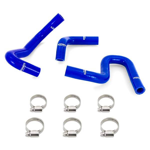 Mishimoto - Mishimoto 96-02 4Runner 3.4L Silicone Heater Hose Kit (w/o Rear Heater) Blu - MMHOSE-4RUN34-96HHBL