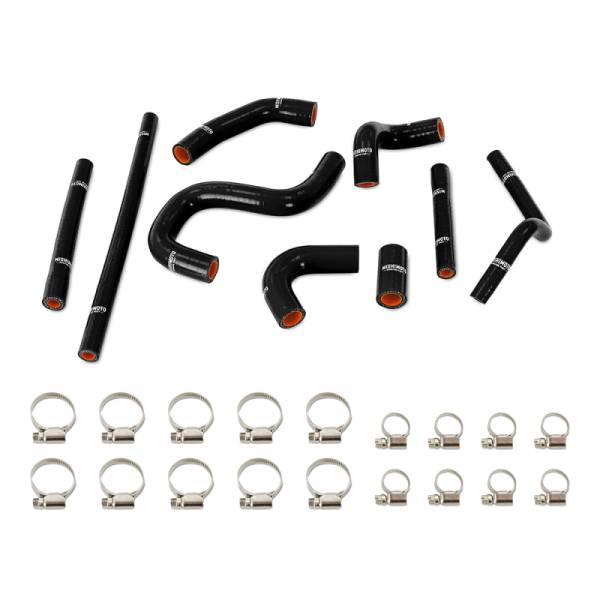 Mishimoto - Mishimoto 96-02 Toyota 4Runner 3.4L (w/ Rear Heater) Silicone Heater Hose Kit - Black - MMHOSE-4RUN34-96HHRBK