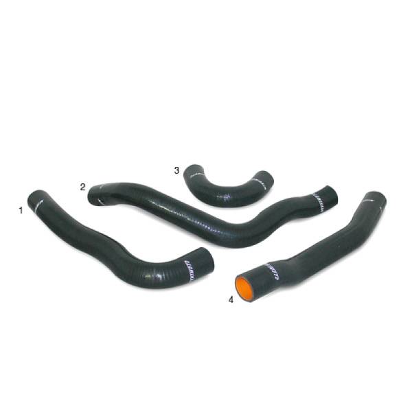 Mishimoto - Mishimoto Mitsubishi EVO X Black Silicone Hose Kit - MMHOSE-EVO-10BK