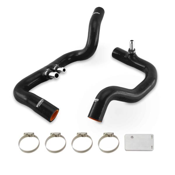 Mishimoto - Mishimoto 2018+ Jeep Wrangler JL / Gladiator JT 3.6L AT Black Silicone Radiator Coolant Hose Kit - MMHOSE-JLP-18ABK