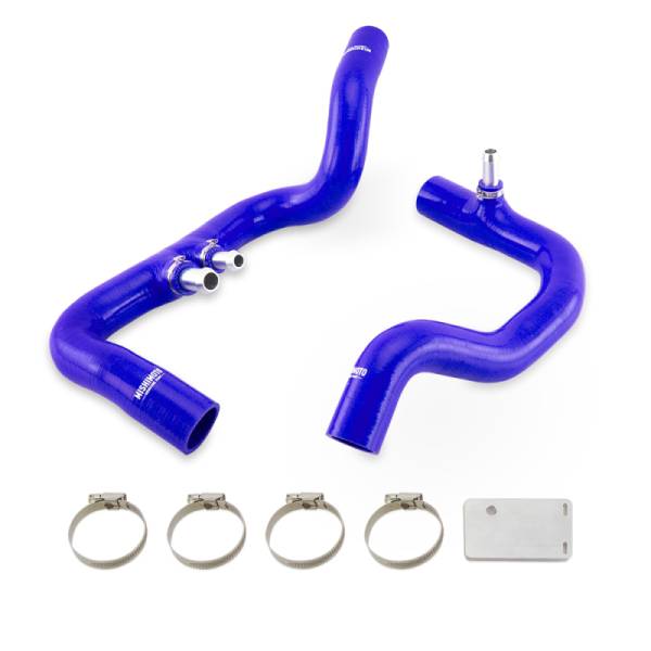 Mishimoto - Mishimoto 2018+ Jeep Wrangler JL / Gladiator JT 3.6L AT Blue Silicone Radiator Coolant Hose Kit - MMHOSE-JLP-18ABL