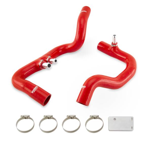 Mishimoto - Mishimoto 2018+ Jeep Wrangler JL / Gladiator JT 3.6L AT Red Silicone Radiator Coolant Hose Kit - MMHOSE-JLP-18ARD