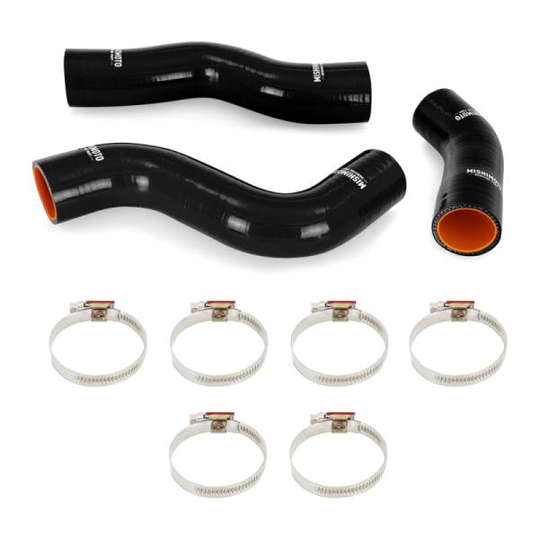 Mishimoto - Mishimoto 92-97 Land Cruiser 4.5L I6 Silicone Radiator Hose Kit - Black - MMHOSE-LCR-92BK