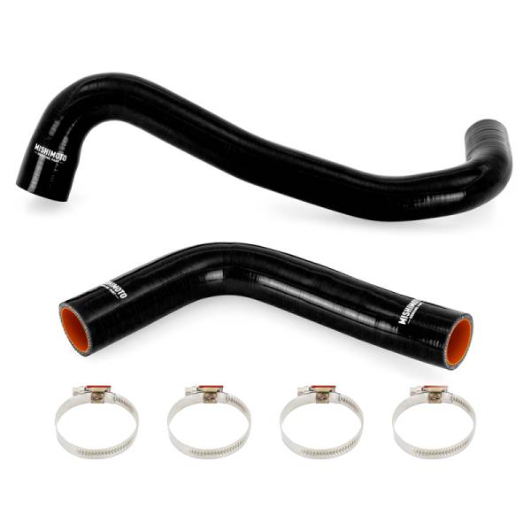 Mishimoto - Mishimoto 98-07 Land Cruiser 4.5L I6 Silicone Radiator Hose Kit - Black - MMHOSE-LCR-99BK