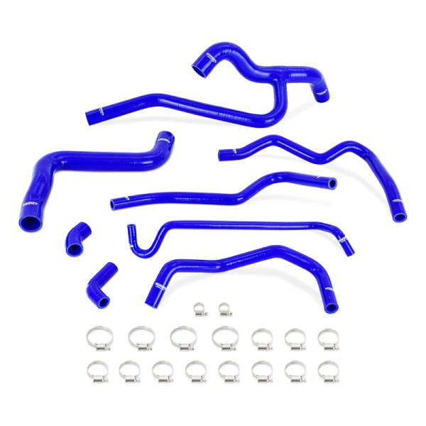 Mishimoto - Mishimoto 05-10 Mustang V6 Silicone Radiator & Heater Hose Kit - Blue - MMHOSE-MUS40-05BL