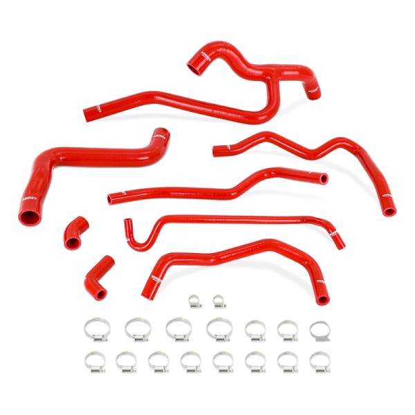 Mishimoto - Mishimoto 05-10 Mustang V6 Silicone Radiator & Heater Hose Kit - Red - MMHOSE-MUS40-05RD