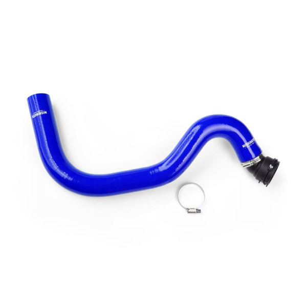 Mishimoto - Mishimoto 15+ Ford Mustang GT Blue Silicone Upper Radiator Hose - MMHOSE-MUS8-15UBL