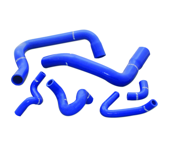 Mishimoto - Mishimoto 86-93 Ford Mustang Blue Silicone Hose Kit - MMHOSE-MUS-86BL