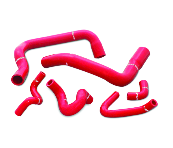 Mishimoto - Mishimoto 86-93 Ford Mustang Red Silicone Hose Kit - MMHOSE-MUS-86RD