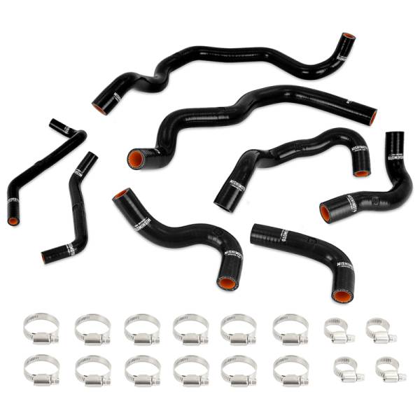 Mishimoto - Mishimoto 2016+ Infiniti Q50/Q60 3.0T Ancillary Coolant Hose Kit - Black - MMHOSE-Q50-16ANCBK