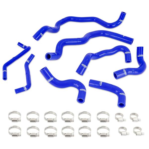 Mishimoto - Mishimoto 2016+ Infiniti Q50/Q60 3.0T Ancillary Coolant Hose Kit - Blue - MMHOSE-Q50-16ANCBL