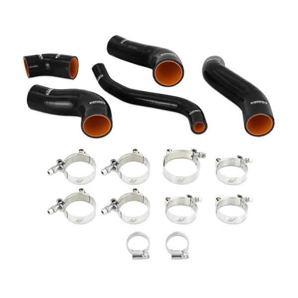 Mishimoto - Mishimoto 13-17 Hyundai Veloster Turbo Silicone Intercooler Hose Kit - Black - MMHOSE-VLSTR-13TBK