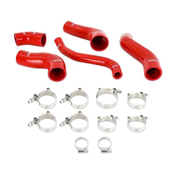 Mishimoto - Mishimoto 13-17 Hyundai Veloster Turbo Silicone Intercooler Hose Kit - Red - MMHOSE-VLSTR-13TRD