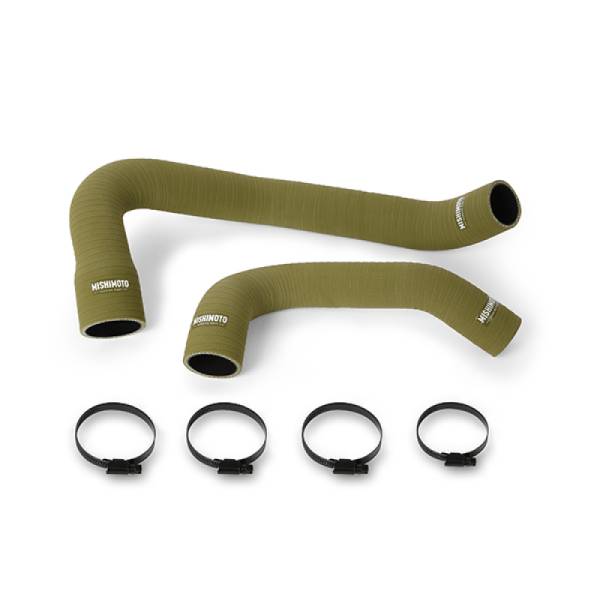 Mishimoto - Mishimoto 97-06 Jeep Wrangler 6cyl Silicone Hose Kit Olive Drab - MMHOSE-WR6-97OD