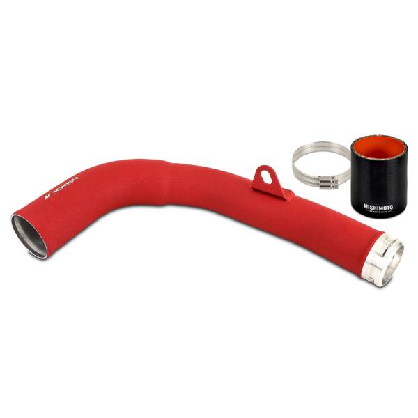 Mishimoto - Mishimoto 2022+ Subaru WRX Charge Pipe - Wrinkle Red - MMICP-WRX-22WRD