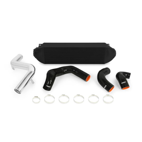 Mishimoto - Mishimoto 2013+ Ford Focus ST Black Intercooler w/ Polished Pipes - MMINT-FOST-13KPBK