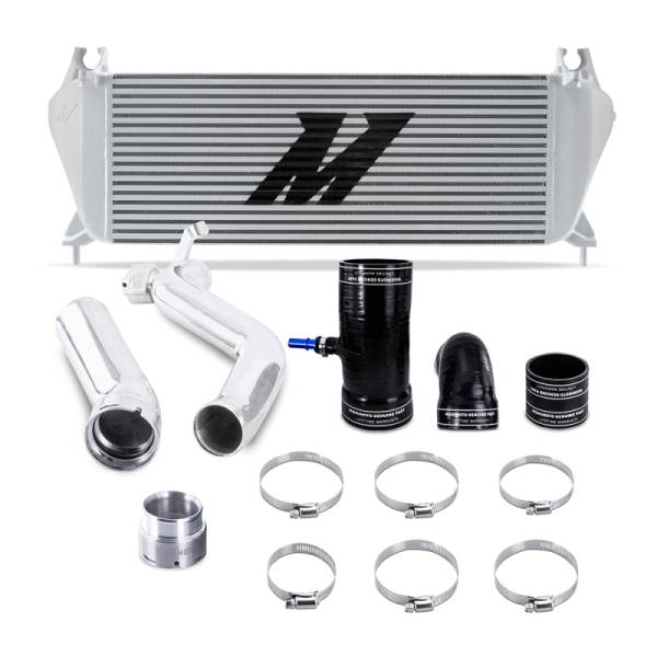 Mishimoto - Mishimoto 19+ Ford Ranger 2.3L EcoBoost Intercooler Kit - Silver + Polished Pipes - MMINT-RGR-19KSLP