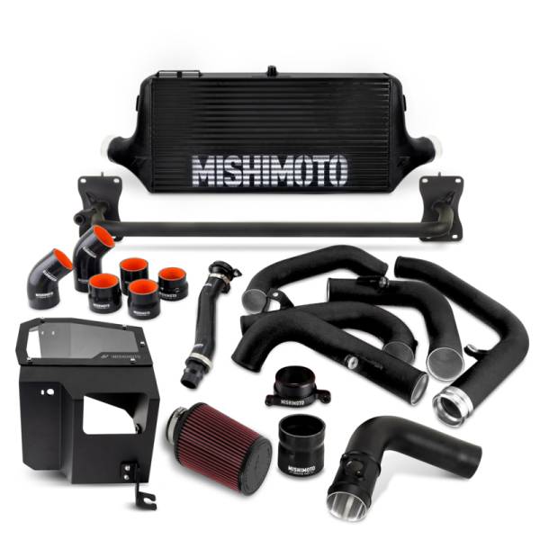 Mishimoto - Mishimoto 2022+ WRX Intercooler Kit W/ Intake BK Core MWBK Pipes - MMINT-WRX-22AIBKBK