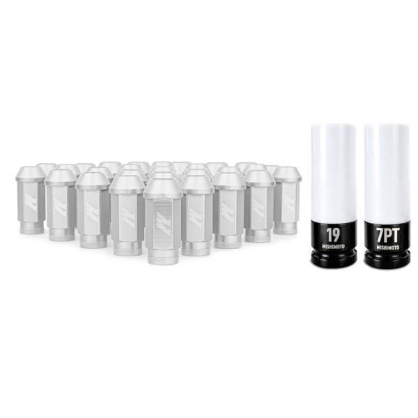 Mishimoto - Mishimoto Aluminum Locking Lug Nuts M12x1.5 27pc Set Silver - MMLG-15-27LSL