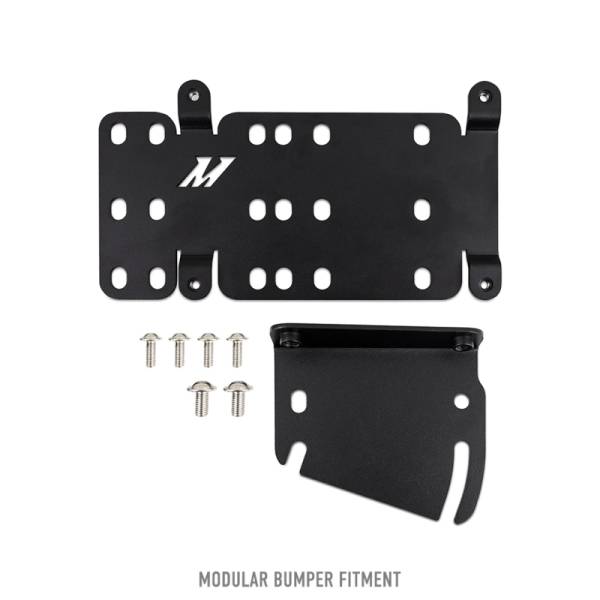 Mishimoto - Mishimoto 2021+ Ford Bronco Modular Bumper License Plate Relocation - MMLP-BR-21M