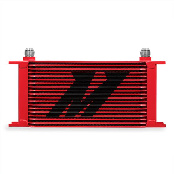 Mishimoto - Mishimoto Universal 19 Row Oil Cooler - Red - MMOC-19RD