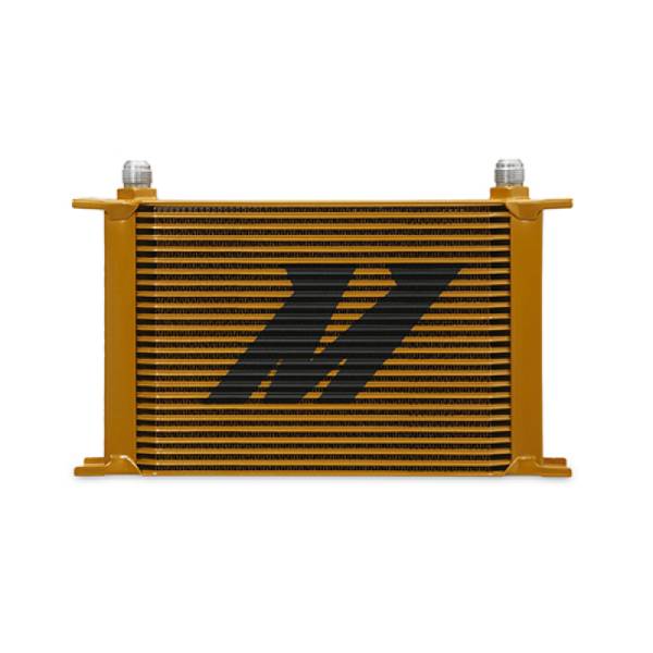 Mishimoto - Mishimoto Universal 25-Row Oil Cooler - Gold - MMOC-25G