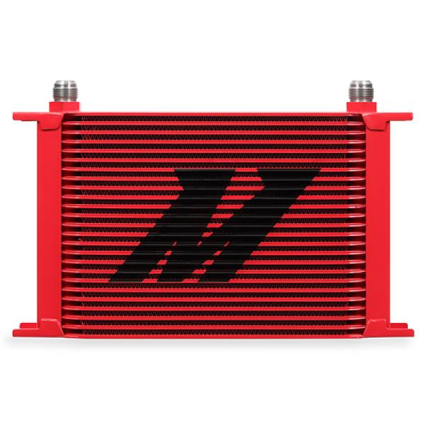 Mishimoto - Mishimoto Universal 25 Row Oil Cooler - Red - MMOC-25RD