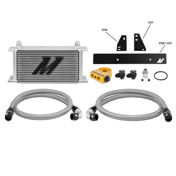 Mishimoto - Mishimoto 09-12 Nissan 370Z / 08-12 Infiniti G37 (Coupe Only) Thermostatic Oil Cooler Kit - MMOC-370Z-09T