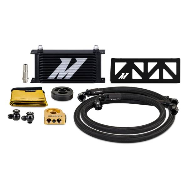 Mishimoto - Mishimoto 22+ Subaru BRZ/Toyota GR86 Oil Cooler Kit Thermostatic - Black - MMOC-BRZ-22TBK