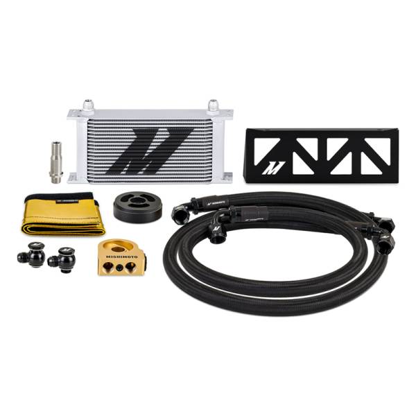 Mishimoto - Mishimoto 22+ Subaru BRZ/Toyota GR86 Oil Cooler Kit Thermostatic - Silver - MMOC-BRZ-22TSL