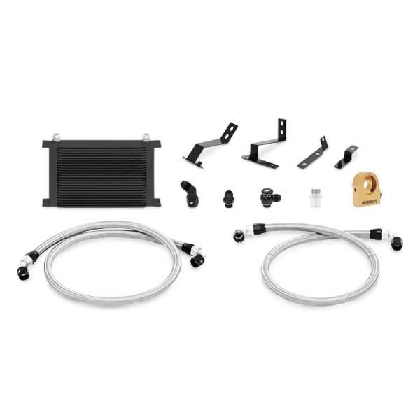 Mishimoto - Mishimoto 2016+ Chevy Camaro Oil Cooler Kit w/ Thermostat - Black - MMOC-CAM8-16TBK