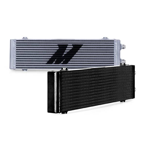 Mishimoto - Mishimoto Universal Large Bar and Plate Dual Pass Silver Oil Cooler - MMOC-DP-LSL