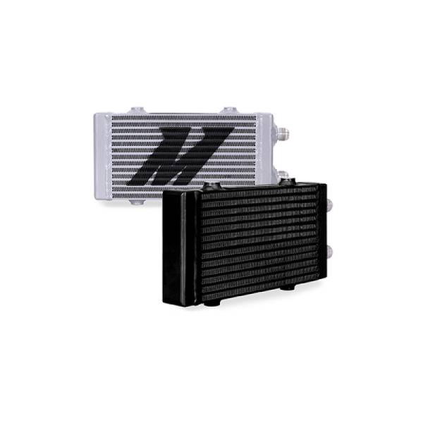 Mishimoto - Mishimoto Universal Small Bar and Plate Dual Pass Black Oil Cooler - MMOC-DP-SBK