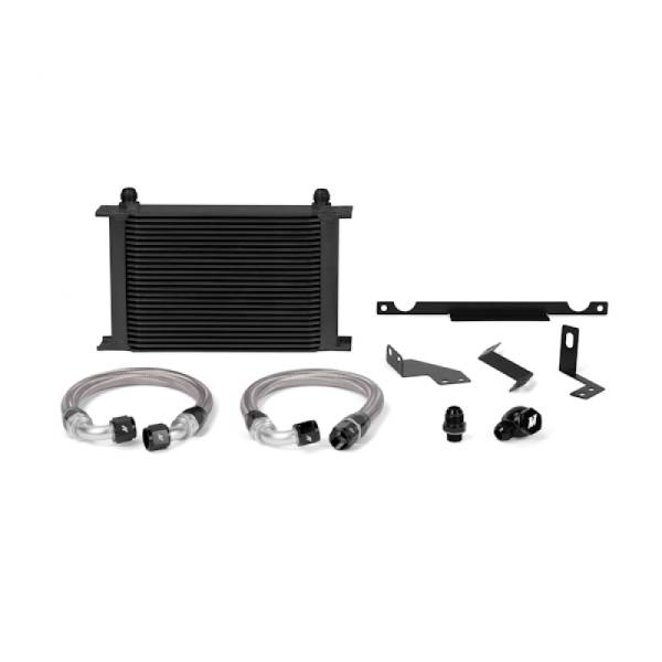 Mishimoto - Mishimoto Mitsubishi Evolution 7/8/9 Black Oil Cooler Kit - MMOC-EVO-01BK