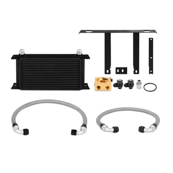 Mishimoto - Mishimoto 10-12 Hyundai Genesis Coupe 2.0T Thermostatic Oil Cooler Kit - Black - MMOC-GEN4-10TBK