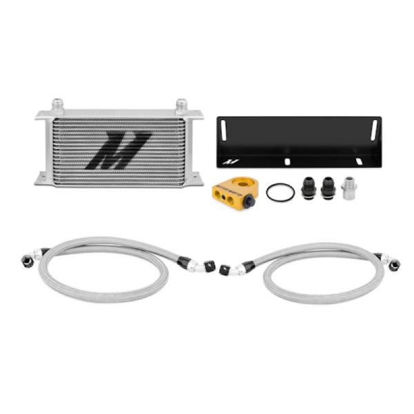 Mishimoto - Mishimoto 79-93 Ford Mustang 5.0L Thermostatic Oil Cooler Kit - Silver - MMOC-MUS-79T