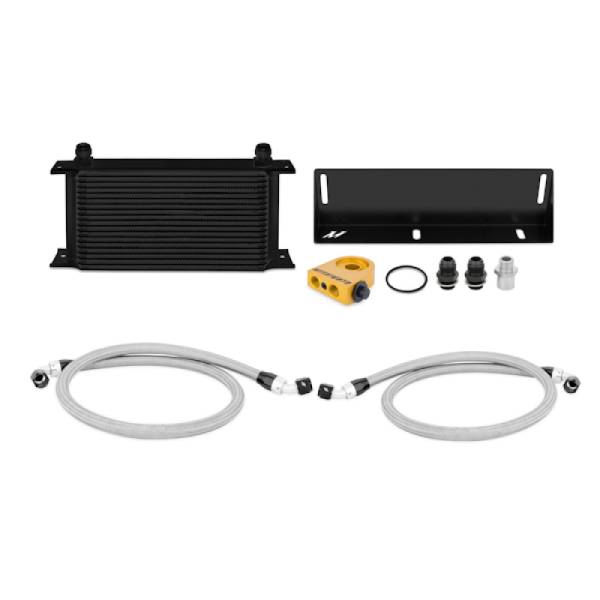 Mishimoto - Mishimoto 79-93 Ford Mustang 5.0L Thermostatic Oil Cooler Kit - Black - MMOC-MUS-79TBK