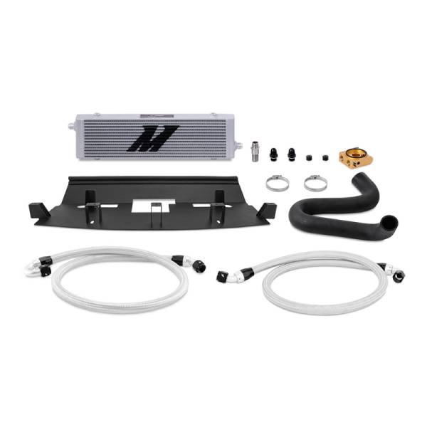 Mishimoto - Mishimoto 2018+ Ford Mustang GT Thermostatic Oil Cooler Kit - Silver - MMOC-MUS8-18T