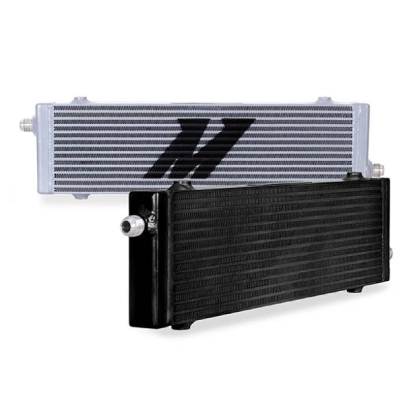 Mishimoto - Mishimoto Universal Large Bar and Plate Cross Flow Black Oil Cooler - MMOC-SP-LBK