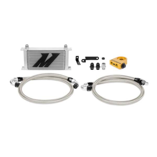 Mishimoto - Mishimoto 08-14 WRX/STi Thermostatic Oil Cooler Kit - Silver - MMOC-STI-08T