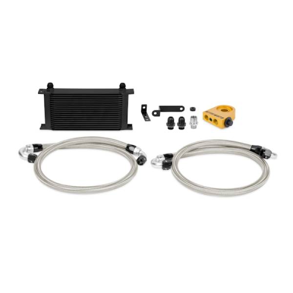 Mishimoto - Mishimoto 08-14 WRX/STi Thermostatic Oil Cooler Kit - Black - MMOC-STI-08TBK