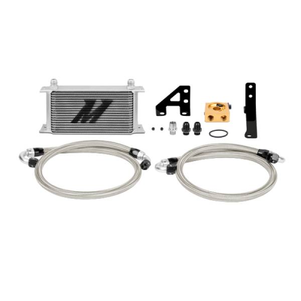 Mishimoto - Mishimoto 15 Subaru STI Thermostatic Oil Cooler Kit - Silver - MMOC-STI-15T