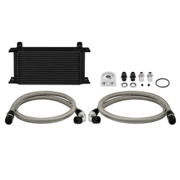 Mishimoto - Mishimoto Universal 19 Row Oil Cooler Kit - Black - MMOC-ULBK