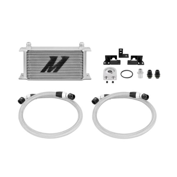 Mishimoto - Mishimoto 07-11 Jeep Wrangler JK Oil Cooler Kit - Silver - MMOC-WRA-07