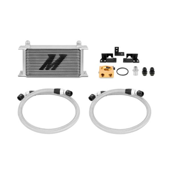 Mishimoto - Mishimoto 2007-2011 Jeep Wrangler JK Oil Cooler Kit Thermostatic - MMOC-WRA-07T