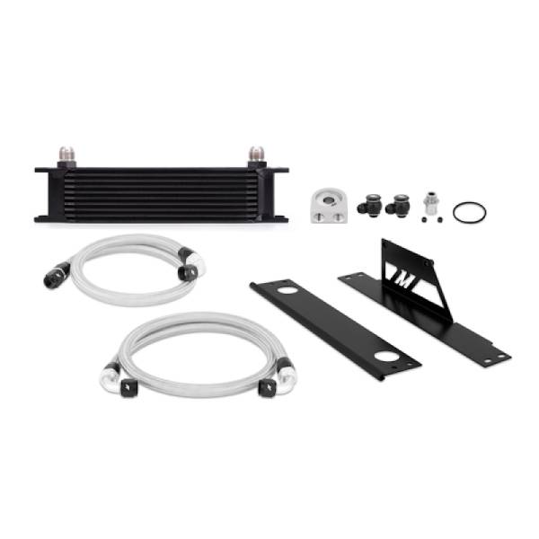 Mishimoto - Mishimoto 01-05 Subaru WRX/STi Oil Cooler Kit - Black - MMOC-WRX-01BK