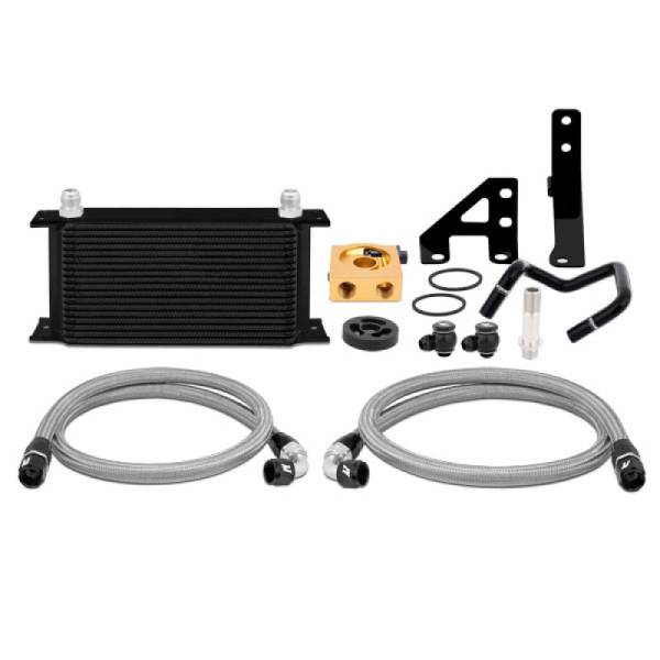 Mishimoto - Mishimoto 2015 Subaru WRX Thermostatic Oil Cooler Kit - Black - MMOC-WRX-15TBK